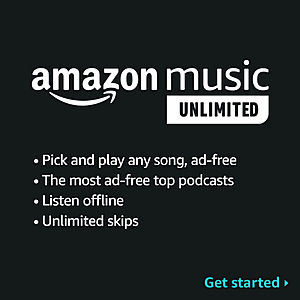 Eligible New/Amazon Prime Members: 4-Month Amazon Music Unlimited Streaming Free to Claim (Valid thru 6/29)