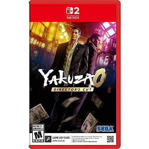 Yakuza 0: Director’s Cut (Switch 2, Game-Key Card) $24.90