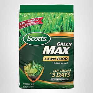 Prime Members: Scotts Green Max Lawn Food (5000 Sq. Ft.) $23.30 + Free S&H