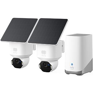 Prime Members: eufy Security SoloCam E42 4-Cam Kit (HomeBase S380) $430 & More + Free Shipping
