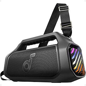 Prime Members: Soundcore Boom 2 By Anker: Outdoor 80W USB-C Rechargeable Speaker w/ Subwoofer & 24Hr Playtime (Black) $85 + Free Shipping