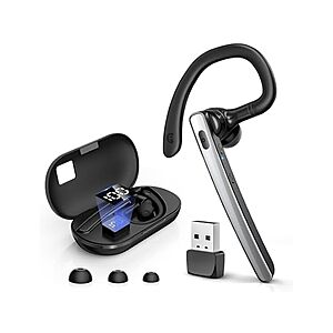 TERUNSOUl Bluetooth 5.3 Wireless Hands Free Headset $6 + Free S&H w/ Prime