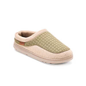 Dearfoams Men’s Cozy Comfort Lounge Clog Slipper (Olive, Size 7-8 & 11-12 Only) $5.50