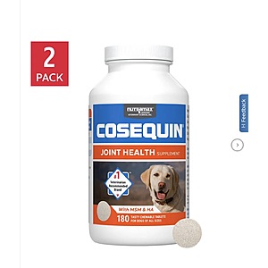 Costco Members: 2-Pk 180-Ct Nutramax Cosequin Dog Joint Health Supplement $55 + Free S&H