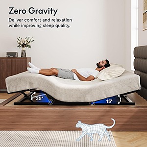 Prime Members: FLEXISPOT S3K-Lite King Size Adjustable Bed Frame Base $419.99 + Free Shipping