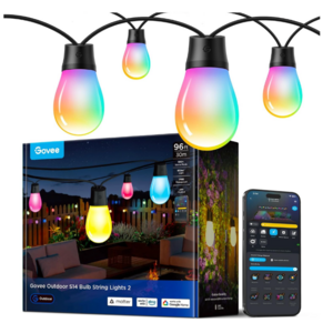 Prime Members: Govee S14 Bulb Outdoor String Lights 2 (96-ft) $70 + Free Shipping