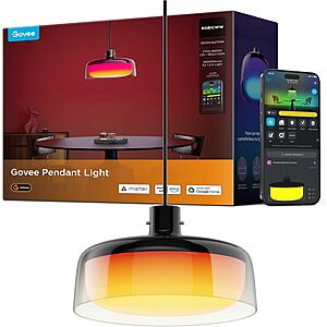 Prime Members: Govee Smart Matter Compatible Dimmable 1300LM Pendant Light $100 + Free Shipping