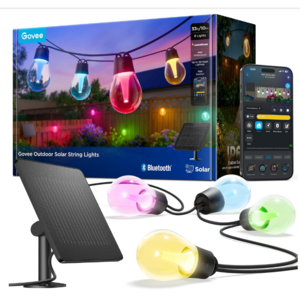 33ft Govee Outdoor Solar String Lights with Solar Panel $69.99 + Free Shipping