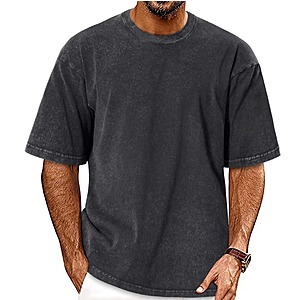 Vintage Washed Basic Loose Tees (Various Styles) from $7.19 + Free Shipping w/ Prime or orders $35+