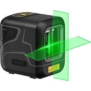Fanttik D2 Pocket Self-Leveling Cross Line Green Laser Level $28 + Free S&H