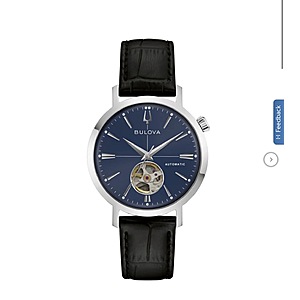 Bulova Aerojet Stainless Steel Blue Dial Men's Automatic Watch, 38mm $249.99 free Shipping Costco.com