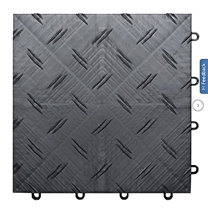 MotoFloor Modular Garage Flooring Tiles 48 square feet per Box 1' x 1' Tiles $99,99 Various Colors Free Shipping Costco.com