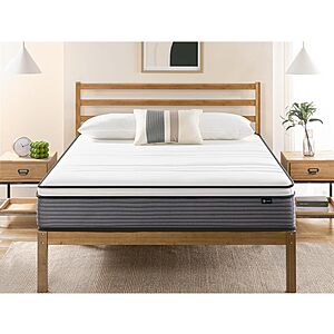 Prime Members: Zinus 10" True Support Hybrid Mattress (Queen) $139 + Free Shipping