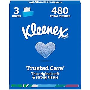 [SnS, AC] $16* | 4 × 3-Pack 160-Count Kleenex Facial Tissues ($4 each) at Amazon