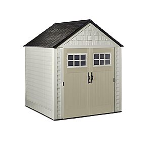 [Prime] $727.48 | 7' x 7' Rubbermaid Resin Outdoor Storage Shed w/ Floor at Amazon