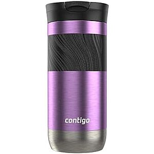 [AC] $19.49* | 2 × 16-Oz Contigo Byron 2.0 Stainless Steel Insulated Travel Mug (Pansy) ($9.74 each) at Amazon