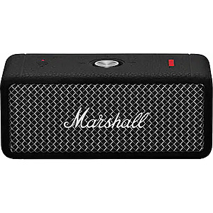 Marshall Emberton II Portable Bluetooth Speaker (Black and Steel) $100 + Free S&H