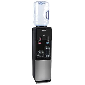 Prime members, Igloo Top Loading Water Cooler with Removable Tray & Energy-Saving Features - Water Tower with Hot, Cold Temperature Settings-3 & 5-Gallon Jugs, $97.80