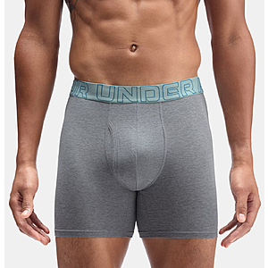 3-Pk UA Men’s Performance Cotton Blend 6" Boxerjock (LG, XXL, 3XL, 5XL) $17.50 + Free S&H