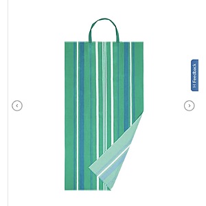 2-in-1 Beach Towel and Tote Bag $14.99 Blue, Pink, Green or Purple free shipping Costco.com
