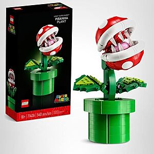 $37.79* | 540-Pc LEGO Super Mario Piranha Plant Building Set at Amazon