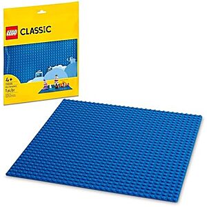 $5.59 | 1-Piece LEGO Classic: Baseplates - Blue Baseplate (11025, 2022) at Amazon