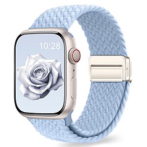 Evie Bank Braided Nylon Magnetic Band for Apple Watch