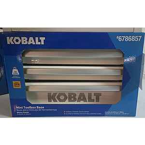 3-Drawer Kobalt Portable Tool Box (11.1" x 7.36" x 6.14", White) $17 + Free Pickup