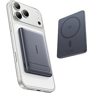 Baseus Picogo 5000mAh  MagSafe Magnetic Wireless Power Bank $17.29 + Free Shipping w/ Prime or on $35+