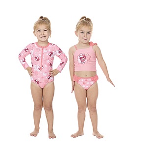 Kids' Character 3-Piece Swimsuit Set (Ariel or Hello Kitty)
