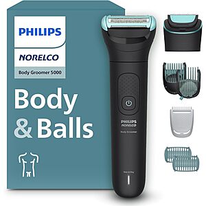 Philips Norelco BodyGroomer 5000 Dual-Head Trimmer & Shaver