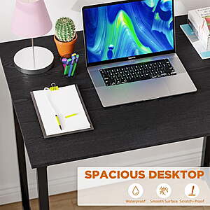 $28 or $36 FS Walmart+ or at $35: BestOffice 32 or 39 inch Metal Frame Computer Desk, Modern Style, Perfect for Students and Adults