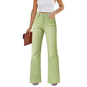 GRAPENT Women's High Waisted Wide Leg Pants Womens Business Casual Outfits $30.32