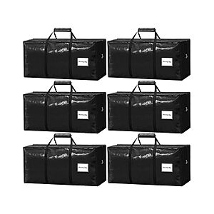 VISVEIL 23-Gallon Heavy-Duty Storage Bags (6-Pack)