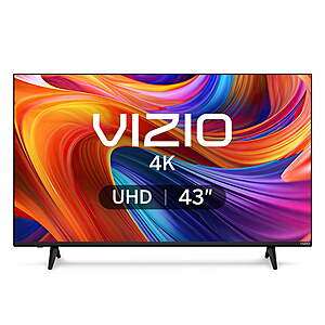 Walmart+ Members: [Starting 6/22] 43" Vizio Class 4K LED HDR Smart TV  $118 + Free Shipping