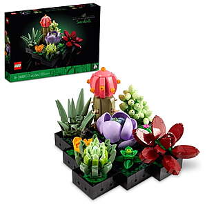 771-Pc LEGO Botanical Succulents Plant Building Kit $25 + Free Pickup