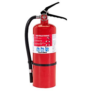 First Alert PRO5 Rechargeable Fire Extinguisher 3-A:40-B:C