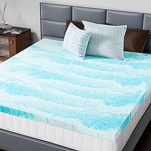 CONCETTA 2" King Memory Foam Mattress Topper with Cooling Gel