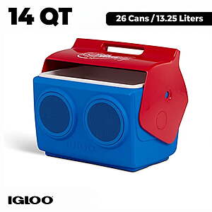 Igloo Playmate KoolTunes 14-Qt Cooler with Bluetooth Speaker