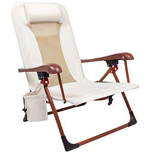Ozark Trail Low Profile Reclining Glamping Chair (Vanilla Dream) $24.87 + Free Shipping w/ Walmart+ or on $35+