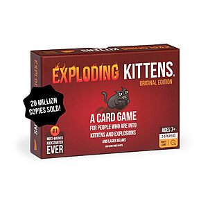 Exploding Kittens Card Game $9.97 + Free Shipping w/ Prime or on $35+