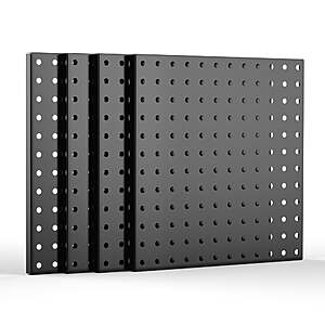 WORKPRO 12" x 12" Metal Pegboard Panels (4-Pack)