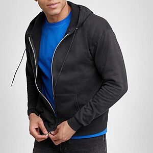 $11.57* | Hanes Ecosmart Men's Full-Zip Fleece Hoodie (various) at Amazon