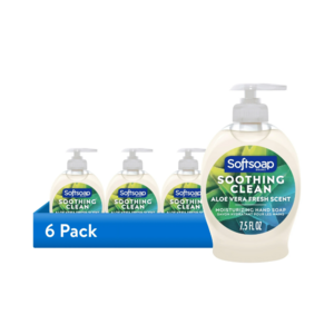 Softsoap Soothing Clean Aloe Hand Soap 7.5 fl oz (6‑Pack)