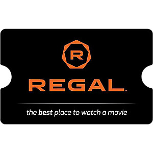 Regal $50 Gift Card (Email Delivery), $40, Newegg