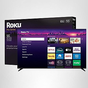 Roku Pro Series 55" 4K Mini‑LED QLED TV 120Hz