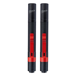 Milwaukee 100-Lumen Penlight 2-Pack with Rubber Bite Zone