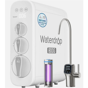 Certified Refurbished Waterdrop G3P800 3:1 10-Stage Reverse Osmosis System $486.75 + Free Shipping