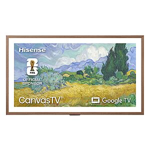 Hisense 50" S7 CanvasTV Hi-QLED 4K Google TV (2026)