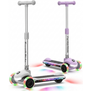 FanttikRide K9 Pro 3-Wheel Electric Scooter for Kids Ages 3-6 w/ Adjustable Height, AI Cruise Control & RGB Lights (Grey or Purple) $69.99 + Free Shipping